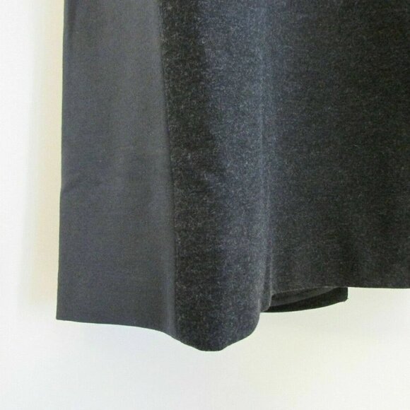 NWT EILEEN FISHER Charcoal Stretch Color Block Scoop Neck Sleeveless Dress 12 14 - Picture 5 of 7